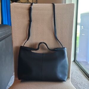 The row leather 2-way crossbody shoulder bags